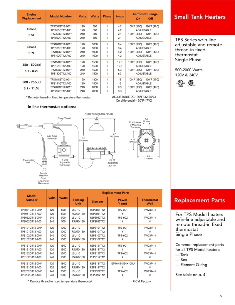 IMC-700系列柴油发电机组加热器说明书